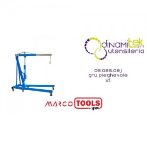 SPIN MARCO TOOLS 05.085.08J GRU PIEGHEVOLE DA OFFICINA 2T Dinamitek 1