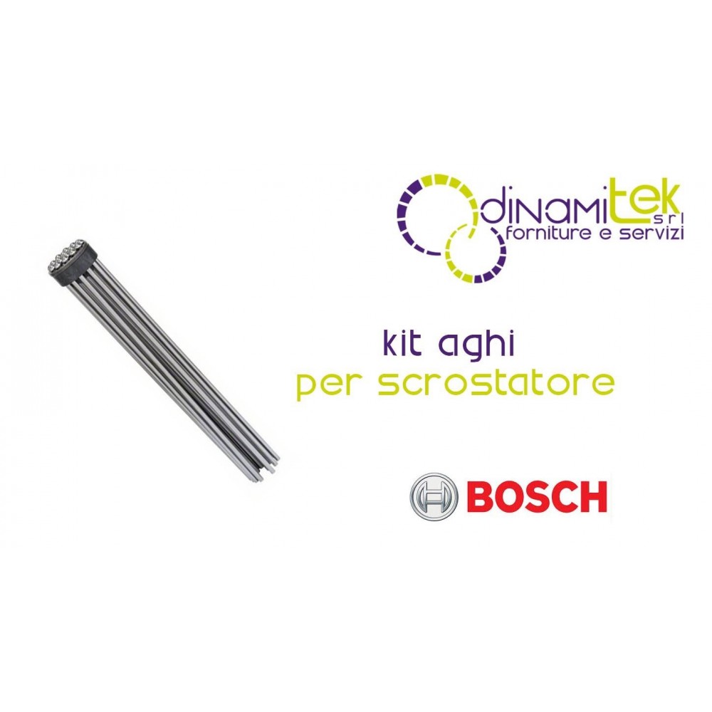1.607.000.027 KIT D'AIGUILLES POUR SCROSTATORE BOSCH Dinamitek 1
