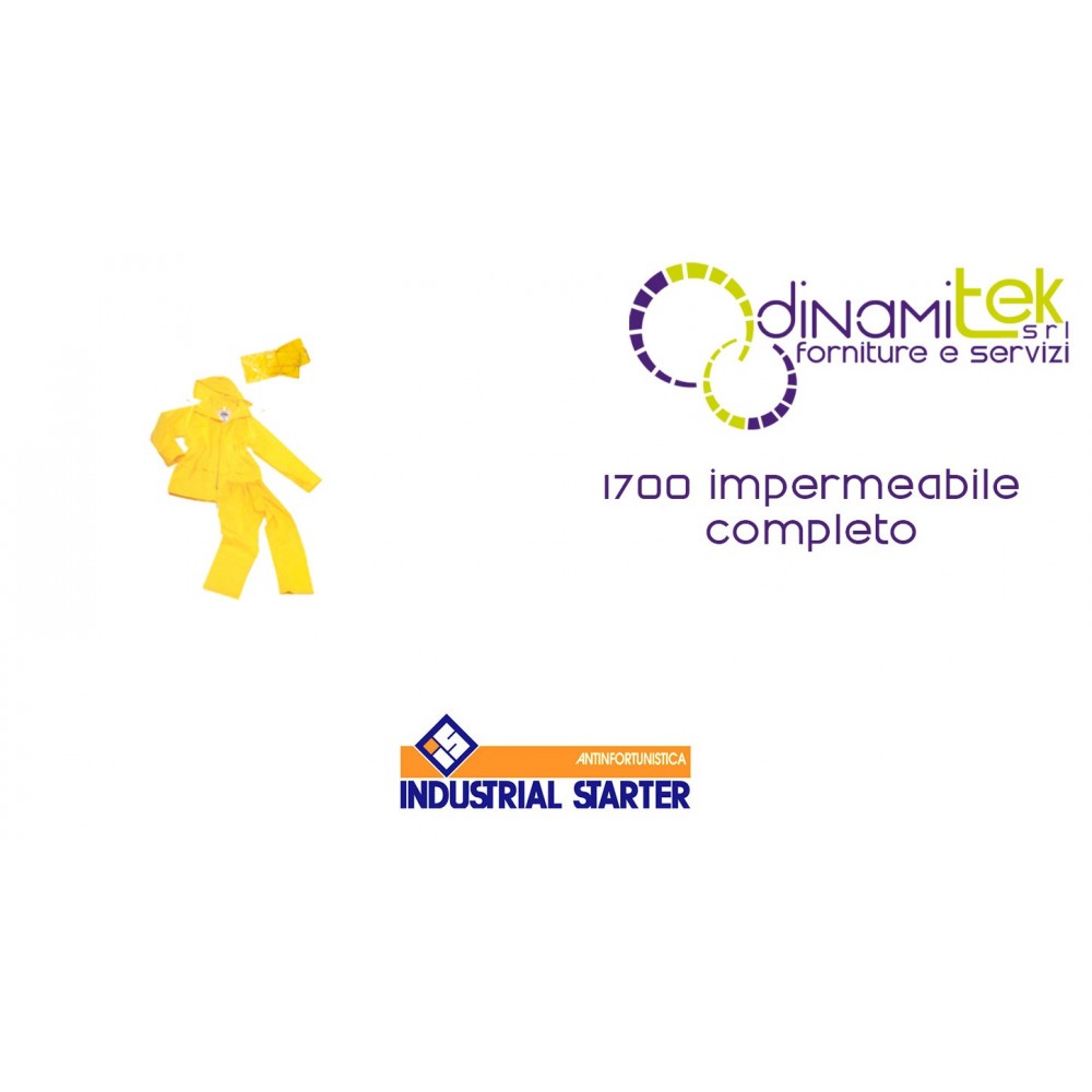 1700 COMPLETO IMPERMEABLE INDUSTRIAL STARTER Dinamitek 1