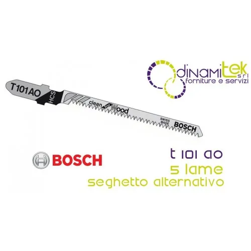 SäGEBLATT FüR STICHSäGE 5 STüCK T 101 AO HCS BOSCH Dinamitek 1