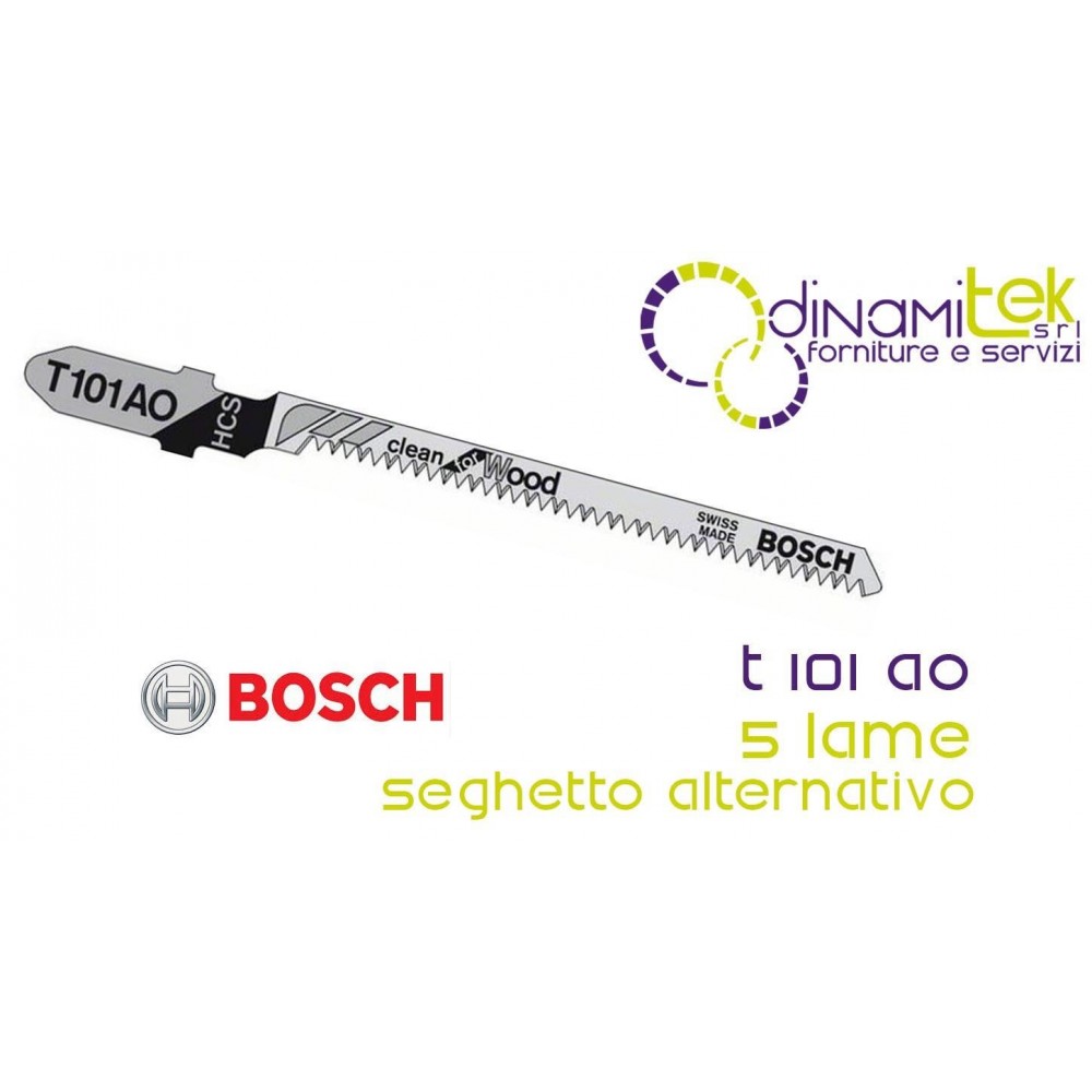 2.608.630.031-720 T 101 AO HCS LAMA PER SEGHETTO ALTERNATIVO CF 5 PZ BOSCH Dinamitek 1