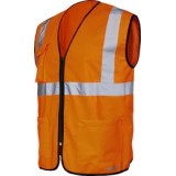 01260 CHALECO CON CREMALLERA DE ALTA VISIBILIDAD INDUSTRIAL STARTER Dinamitek 2