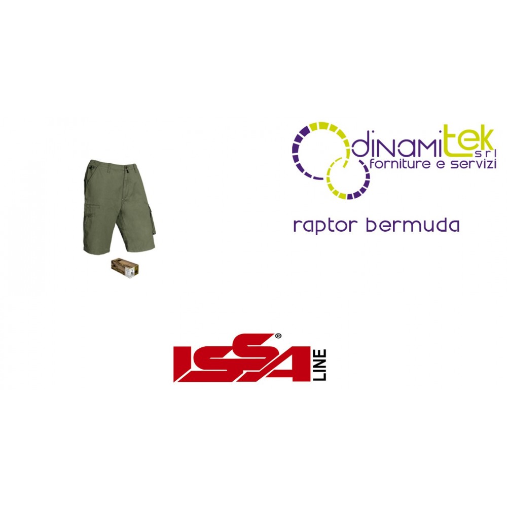 BERMUDA DE TRAVAIL B-RAPTOR ISSA LINE Dinamitek 1