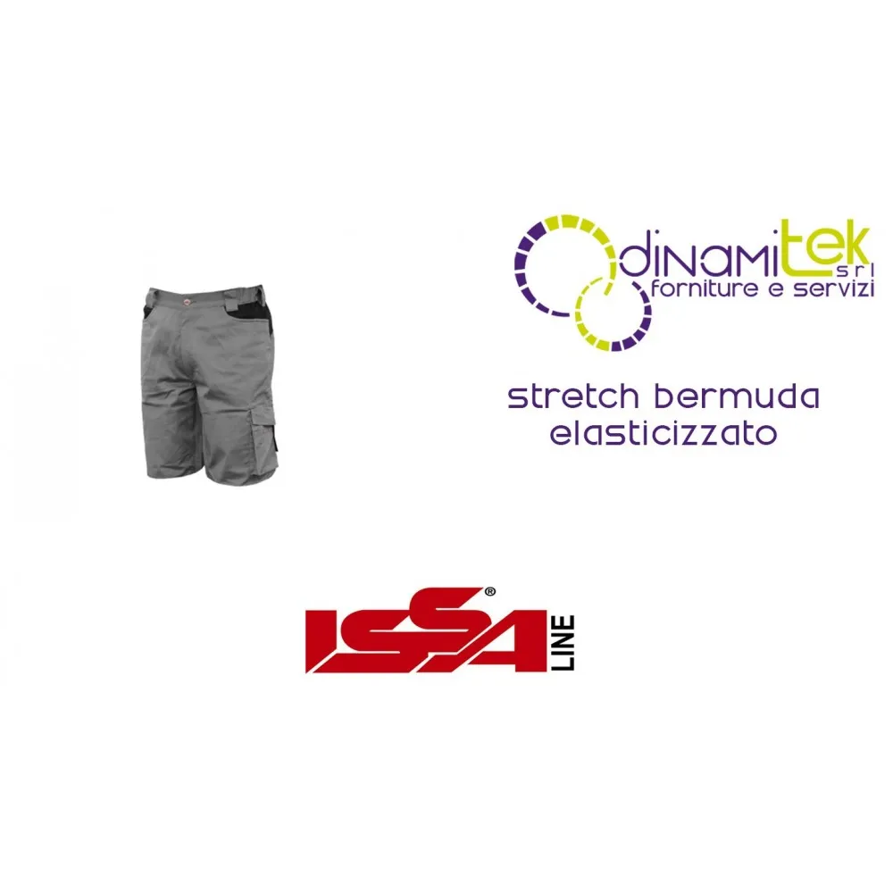 BERMUDA DA LAVORO ELASTICIZZATO B-STRETCH ISSA LINE Dinamitek 1