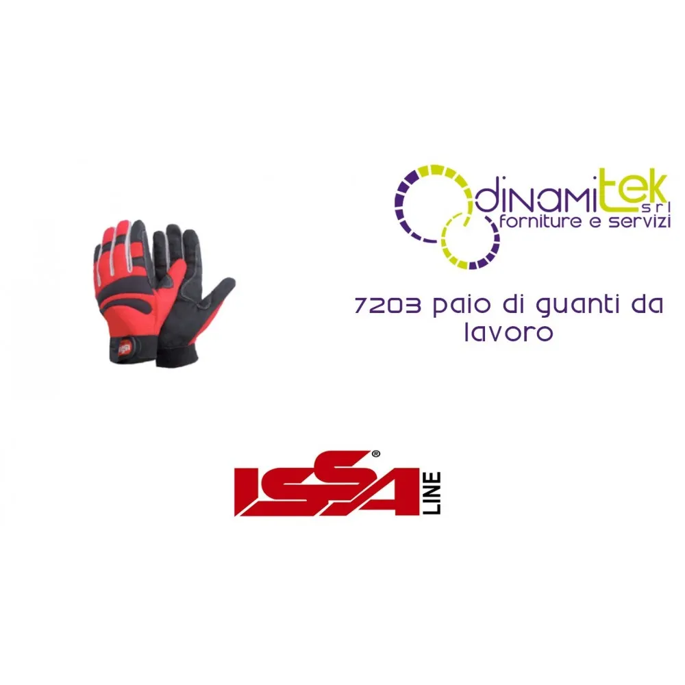 PAR DE GUANTES DE TRABAJO, 7203 ISSA LíNEA Dinamitek 1