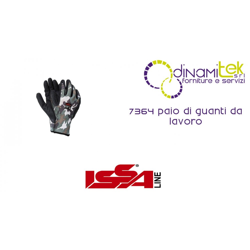 PAAR ARBEITSHANDSCHUHE 7364 ISSA LINE Dinamitek 1