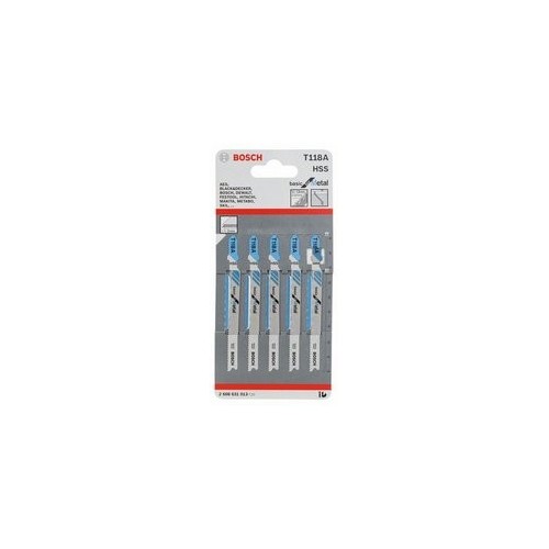 HOJA DE SIERRA DE VAIVéN 5PCS T 118 A HSS BOSCH Dinamitek 3
