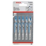 HOJA DE SIERRA DE VAIVéN 5PCS T 118 A HSS BOSCH Dinamitek 3