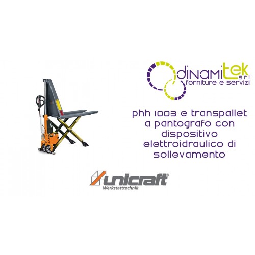 PALETTE PANTOGRAPHE APPAREIL D'éLECTRO-HYDRAULIQUE DE LEVAGE PHH 1003 E UNICRAFT Dinamitek 1