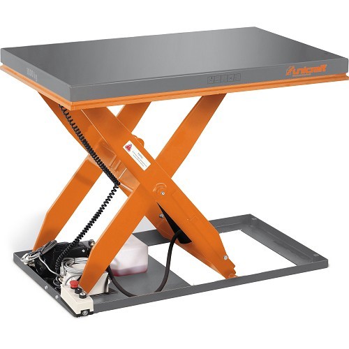 PLATFORM ELECTRIC HYDRAULIC LIFTING CAPACITY 1 T - MIN/MAX HEIGHT 190/1010 MM SHT 1000 UNICRAFT Dinamitek 2