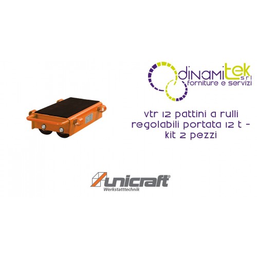 SKATES ROLLER EINSTELLBARE REICHWEITE 12 T-2-TEILIGES KIT VTR 12 UNICRAFT Dinamitek 1