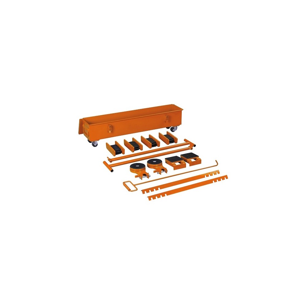 KIT, PATINES, ROLLERS, CAPACIDAD DE CARGA DE 20 T TR 20 UNICRAFT Dinamitek 2