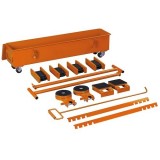 KIT, PATINES, ROLLERS, CAPACIDAD DE CARGA DE 20 T TR 20 UNICRAFT Dinamitek 2