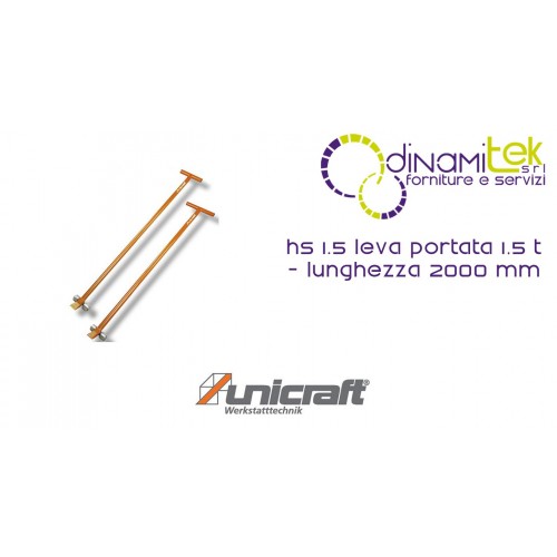 LEVER FLOW RATE 1.5 T LENGTH 2000 MM HS 1.5 UNICRAFT Dinamitek 1