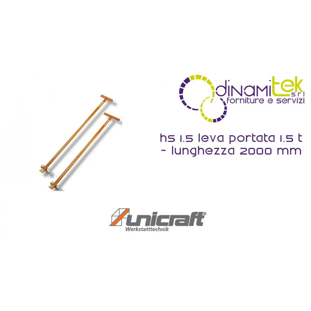HEBEL DURCHFLUSS VON 1,5 T LäNGE 2000 MM HS 1.5 UNICRAFT Dinamitek 1