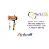 MINI ELECTRIC HOIST LIFTING PULLEY 250 KG MES 250-2 UNICRAFT Dinamitek 1