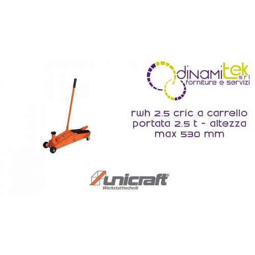 JACKS-ENGINS DE 2,5 T MAX HAUTEUR 530 MM RWH 2.5 UNICRAFT Dinamitek 1