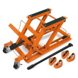 PIATTAFORMA DI SOLLEVAMENTO MOTOCICLI PORTATA 680 KG - ULTRA COMPATTA CON CINGHIE DI SICUREZZA MH 680 UNICRAFT Dinamitek 2