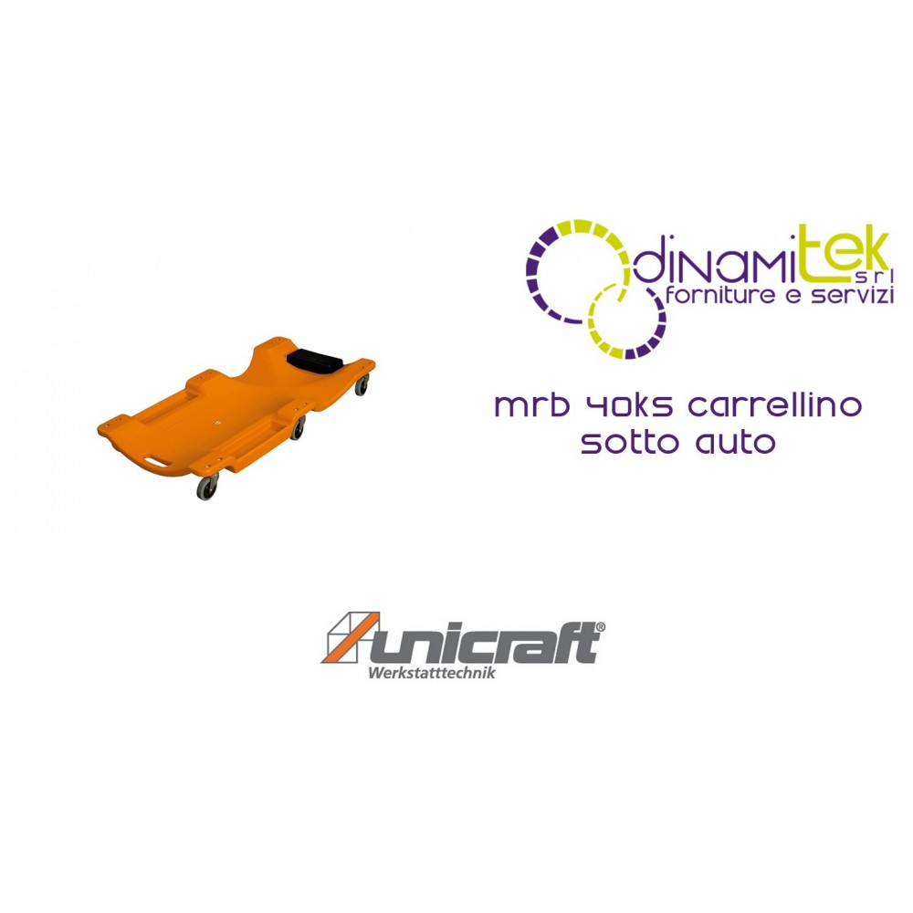 CARRELLINO SOTTO AUTO MRB 40KS UNICRAFT Dinamitek 1