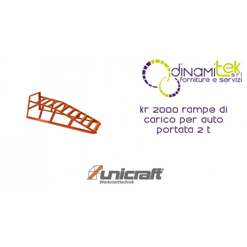 RAMPE DI CARICO PER AUTO PORTATA 2 T KR 2000 UNICRAFT Dinamitek 1