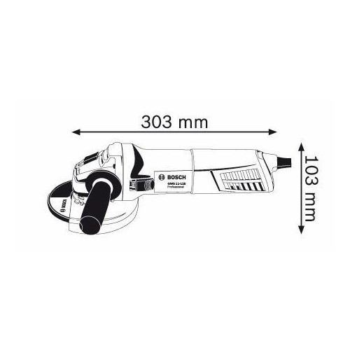 MOLINILLO DE MINIANGOLARE 1100 VATIOS GWS 11-125 BOSCH Dinamitek 3
