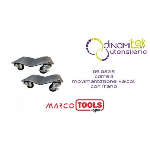 SPIN MARCO TOOLS 05.087.18 CARRELLI MOVIMENTAZIONE VEICOLI CON FRENO Dinamitek 1