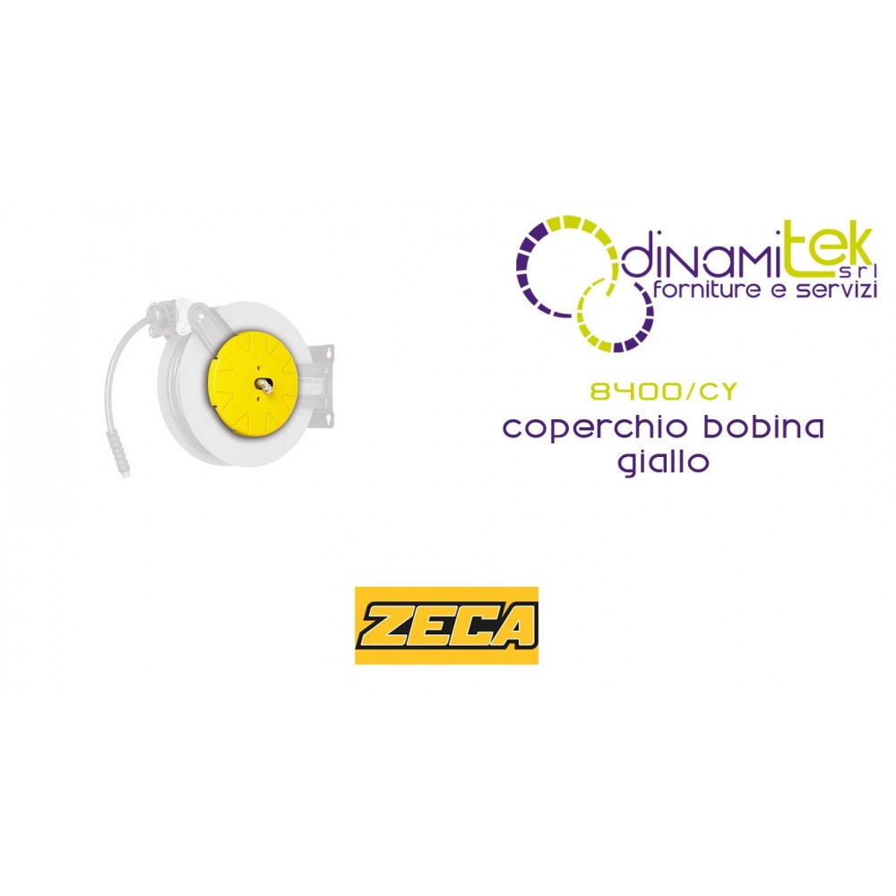 ZECA 8400/CY COPERCHIO BOBINA GIALLO PER AVVOLGITUBO Dinamitek 1