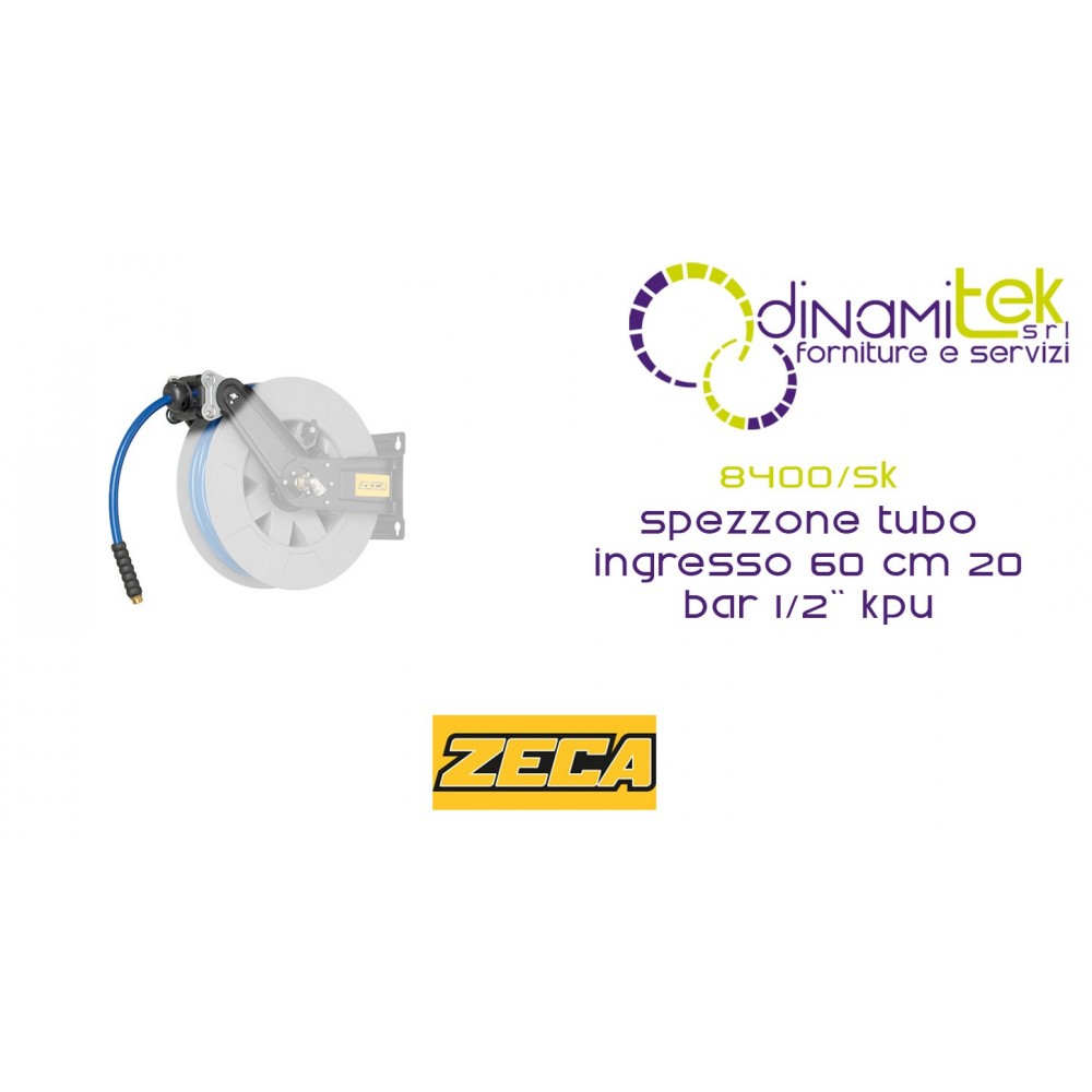 8400/SK PIECE TUBE ZECA INPUT 60 CM-20 BAR-1/2" KPU FOR HOSE REELS SERIES 8400 Dinamitek 1