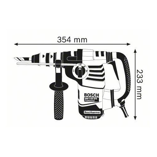 HAMMER PUNCH ATTACK SDS-PLUS GBH 3-28 DFR BOSCH Dinamitek 3