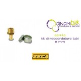 82/KIT8 KIT DE MONTAJE ZECA TUBOS DE 8 MM Dinamitek 1