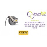 8401/1113 AVVOLGITUBO FULL INOX SERIE 8400 PER ARIA E ACQUA 20 BAR ZECA SENZA TUBO Dinamitek 1
