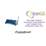 CORTANTE DE PRECISIóN DE METALES MANUAL ANCHO MáXIMO DE 1050 MM TBS 1050 METALLKRAFT Dinamitek 1