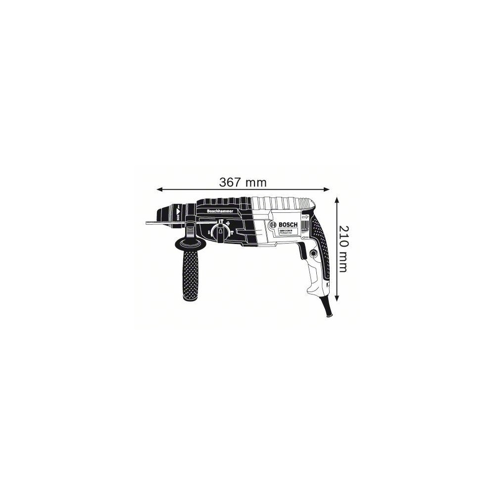HAMMER BOHRER SDS-PLUS SET-TIPPS TRIBUT GBH 2-24 D BOSCH Dinamitek 3