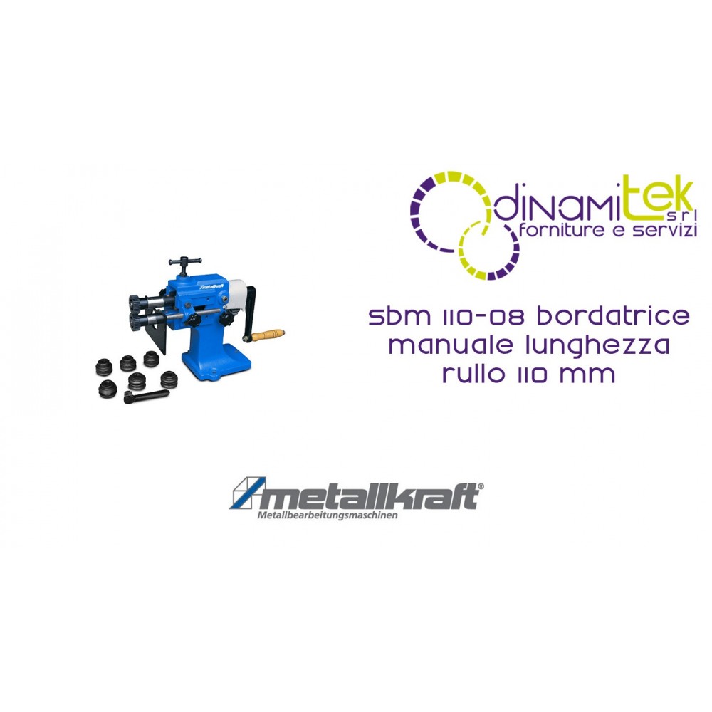 THE EDGER MANUAL ROLL LENGTH 110 MM SBM 110-08 METALLKRAFT Dinamitek 1