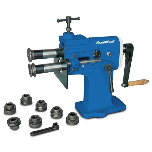 LA BORDEADORA MANUAL ROLLO LONGITUD 140 MM SBM 140-12 METALLKRAFT Dinamitek 2