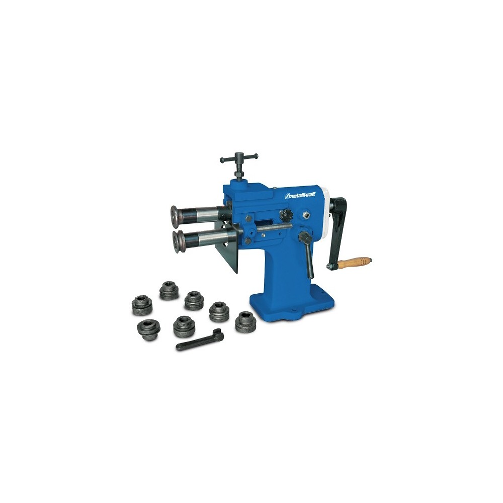 LA BORDEADORA MANUAL ROLLO LONGITUD 140 MM SBM 140-12 METALLKRAFT Dinamitek 2