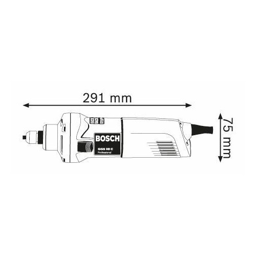 MEULEUSE AXIALE GGS 28 C BOSCH Dinamitek 3