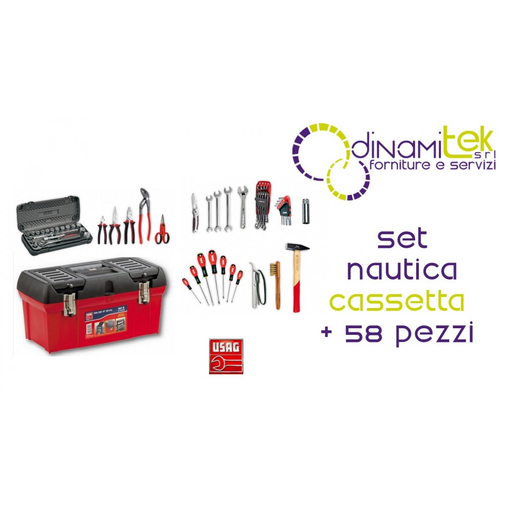 495610/U06410002 ASSORTIMENT D'OUTILS POUR LES 58 PCS 641/B NA58 USAG Dinamitek 1