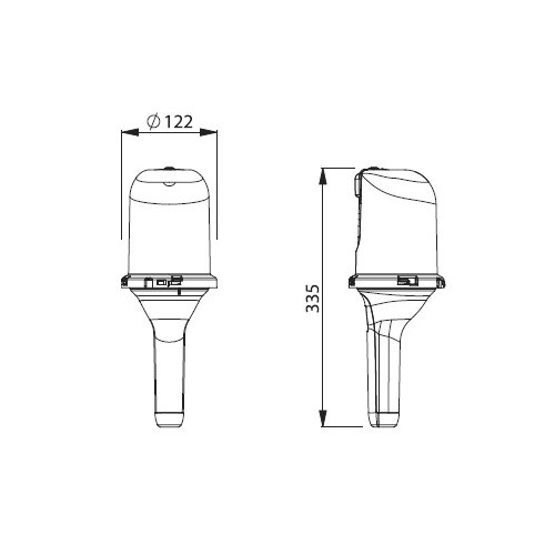 370/10 TRAGBARE LAMPE MIT BIRNE ZECA TRADITIONELLEN KABEL Dinamitek 3