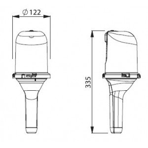 370 TRAGBARE LAMPE MIT BIRNE ZECA TRADITIONELLEN OHNE KABEL Dinamitek 3