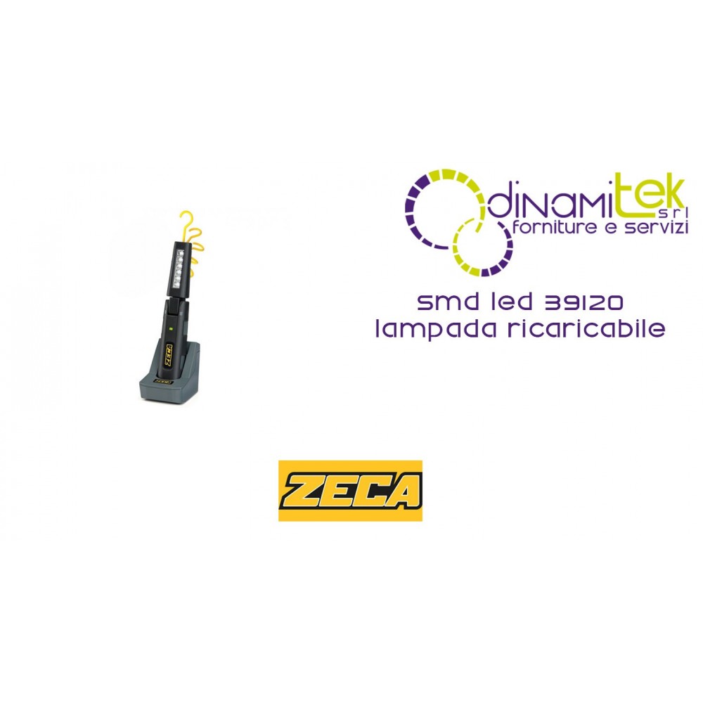 39120 LAMPADA RICARICABILE ZECA CORDLESS Dinamitek 1
