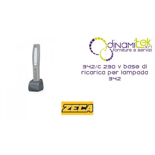 342/C 230 V BASE DE CHARGEMENT POUR LA LAMPE 342 ZECA Dinamitek 1