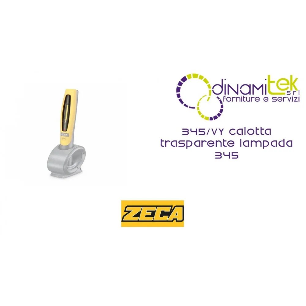 345/VY TRANSPARENTE KAPPE ZECA ERSATZLAMPE 345 Dinamitek 1