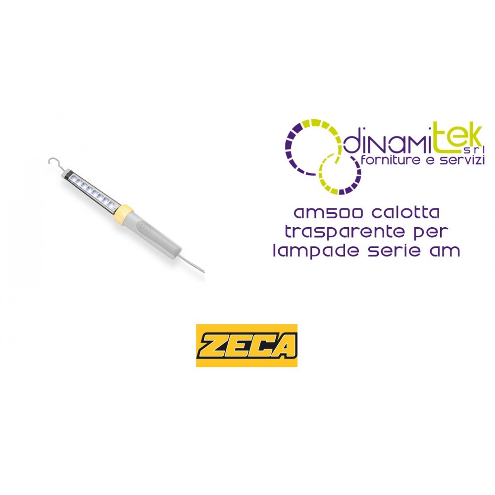 AM500 TAPA TRANSPARENTE ZECA SUSTITUCIóN DE LáMPARAS, DE LA SERIE AM Dinamitek 1