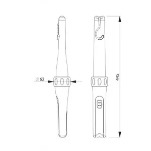 SMD LED LáMPARA CON CABLE AM9/10 230V ZECA Dinamitek 3