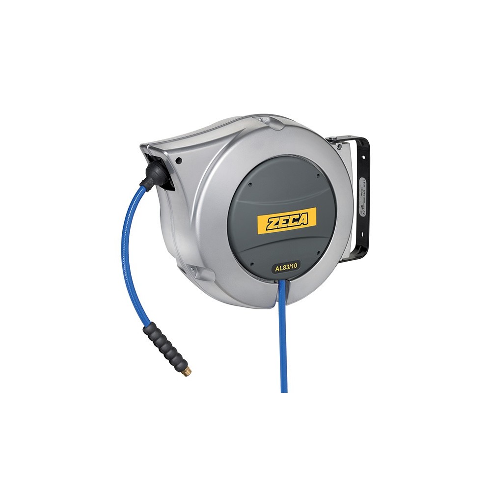 AL83/10 HOSE REEL ALUMINUM ZECA FOR AIR AND WATER IN SERIES TO THE PIPE M 16 - DIAM INT PIPE 10 MM Dinamitek 2