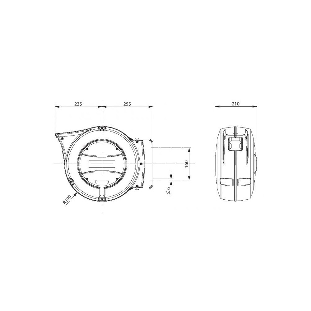 AL83/13 AVVOLGITUBO ALLUMINIO PER ARIA E ACQUA SERIE AL ZECA TUBO m 11 - DIAM INT TUBO 12.5 mm Dinamitek 3