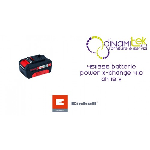 BATTERIE POWER X-CHANGE EINHELL 4.0 Ah 18 V 4511396 Dinamitek 1