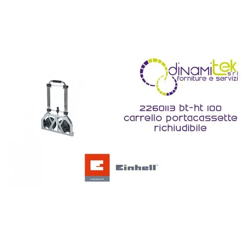 CARRITO DE LA MUESTRA DE UNA RE-SELLABLE 2260113 BT-HT 100 EINHELL Dinamitek 1