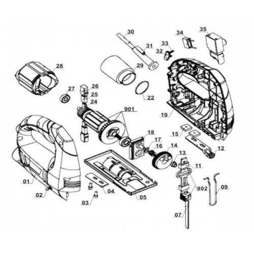 JIGSAW 4321117 TC-JS 60 EINHELL Dinamitek 3